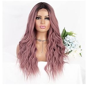 Pink VALENTINES DAY 💗lace front wig synthetic
